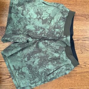 Lululemon Men’s License to Train-Size L Green Athletic Shorts